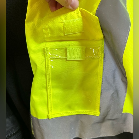 Hi vis heated waterproof lined jacket Type R Class 3 - Picture 5 of 13